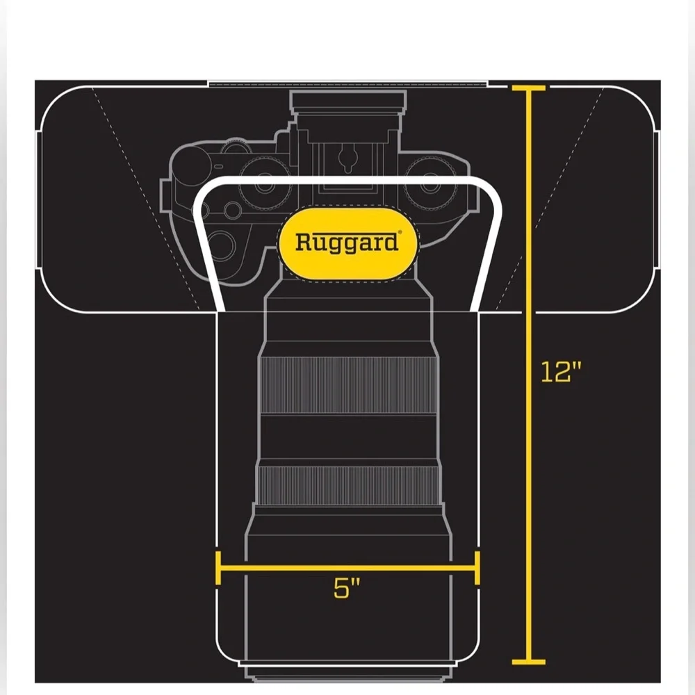 NEW - Ruggard DSLR Parka Cold & Rain Protector for Cameras & Camcorders (black)